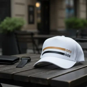 كاسكيط Boss باللون أبيض